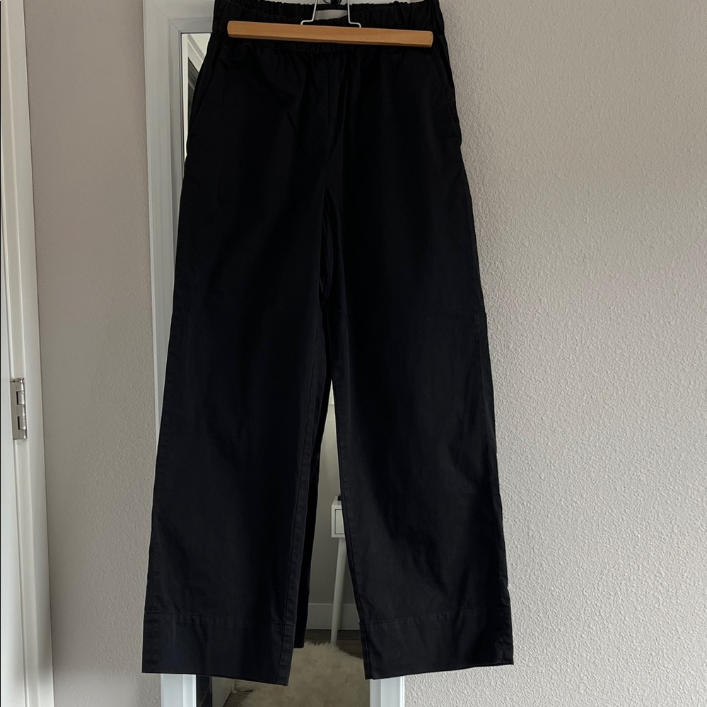 Everlane Easy Pants Organic Cotton Women’s Black Size 6